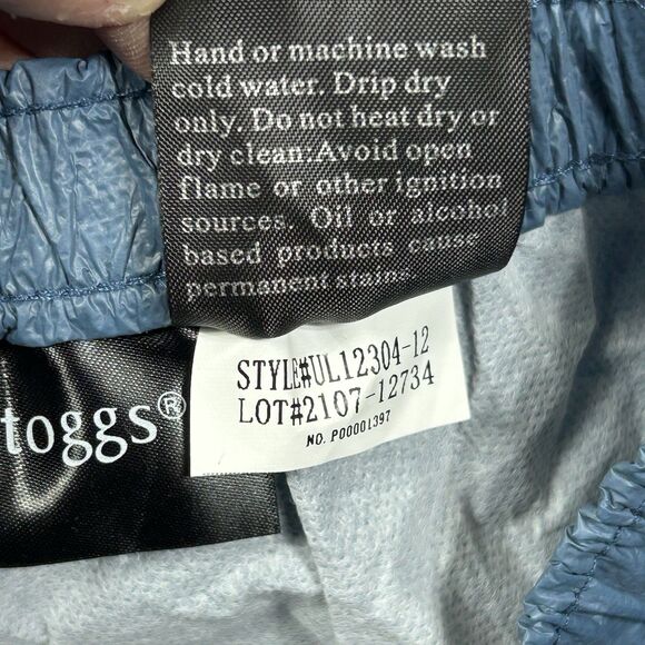 Frogg Toggs Youth Ultra-Lite Rain Pants Medium UL12304-12 Blue Pull On - Picture 4 of 13